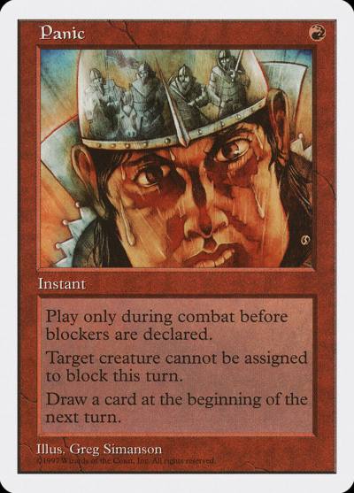 Panic 5ED-260 Fifth Edition Magic card
