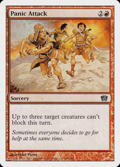 Panic Attack 8ED-209 Eighth Edition Magic card