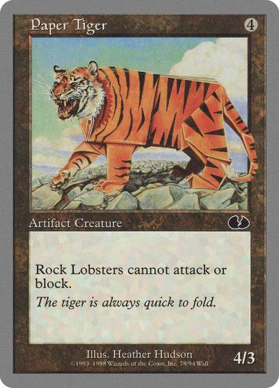 Paper Tiger UGL-78 Unglued Magic card