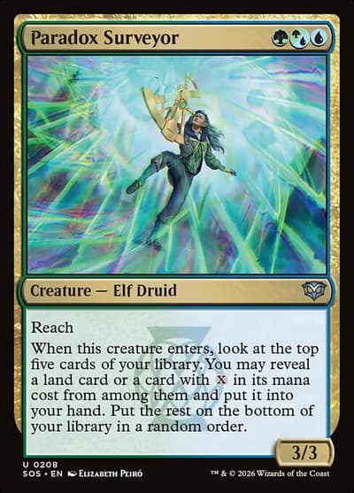 Paradox Surveyor 208 Secrets of Strixhaven Magic card