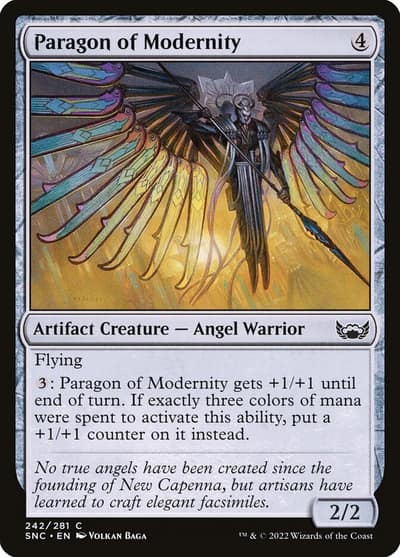 Paragon of Modernity 242 Streets of New Capenna Magic card