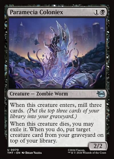 Paramecia Coloniex 70 Teenage Mutant Ninja Turtles Magic card