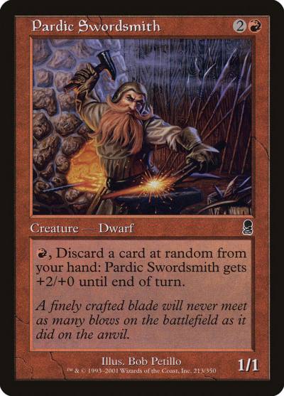 Pardic Swordsmith ODY-213 Odyssey Magic card