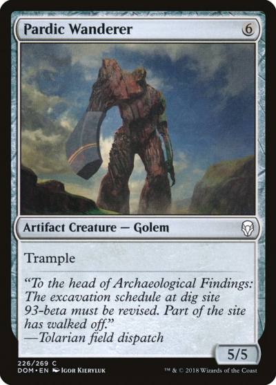 Pardic Wanderer 226 Dominaria Magic card