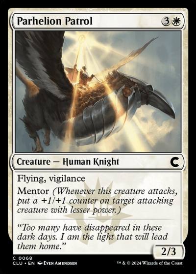 Parhelion Patrol CLU-68 Ravnica: Clue Edition Magic card