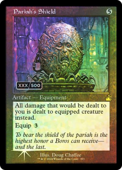 Pariah's Shield RVR-393Z Ravnica Remastered Magic card