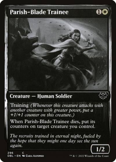 Parish-Blade Trainee DBL-296 Innistrad: Double Feature Magic card