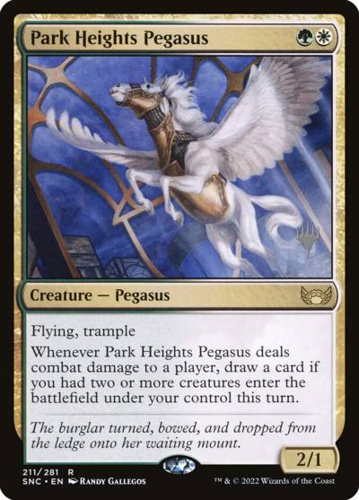 Park Heights Pegasus PSNC-211P Streets of New Capenna Promos Magic card