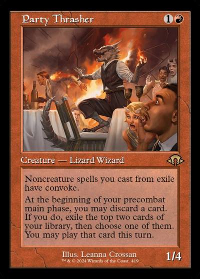 Party Thrasher MH3-419 Modern Horizons 3 Magic card