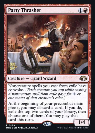 Party Thrasher PMH3-129S Modern Horizons 3 Promos Magic card