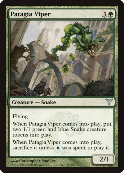 Patagia Viper DIS-89 Dissension Magic card