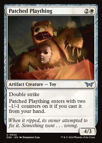 Patched Plaything 24 Duskmourn: House of Horror Magic card