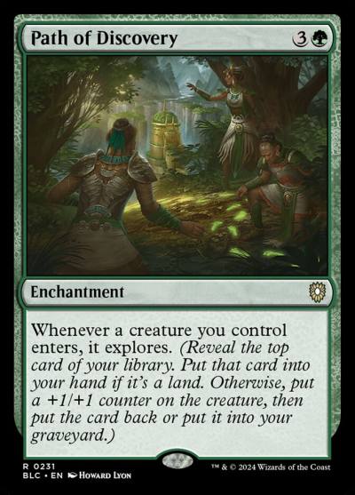 Path of Discovery BLC-231 Bloomburrow Commander Magic card