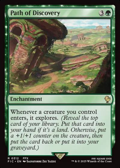 Path of Discovery FIC-312 Final Fantasy Commander Magic card