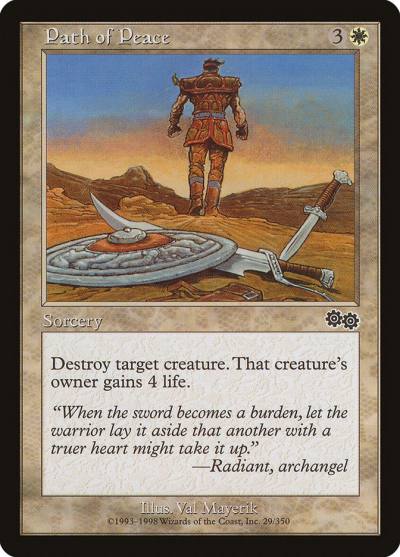 Path of Peace USG-29 Urza's Saga Magic card