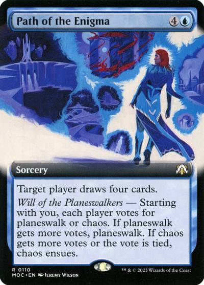 Path of the Enigma MOC-110 March of the Machine Commander Magic card