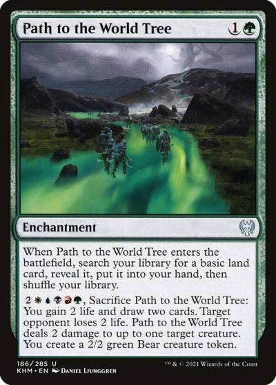 Path to the World Tree KHM-186 Kaldheim Magic card