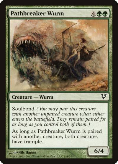 Pathbreaker Wurm 188 Avacyn Restored Magic card