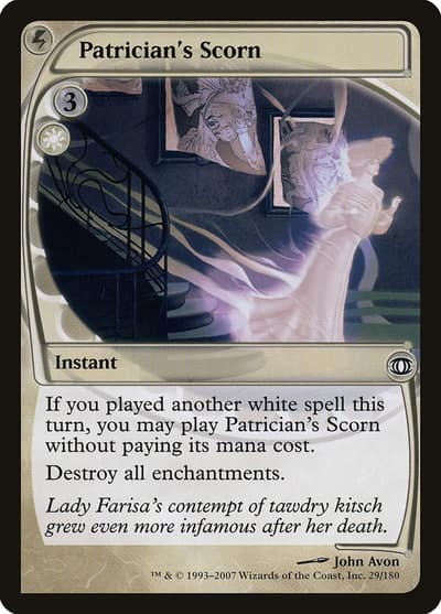 Patrician's Scorn FUT-29 Future Sight Magic card