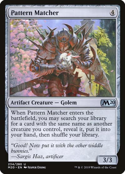Pattern Matcher 234 Core Set 2020 Magic card