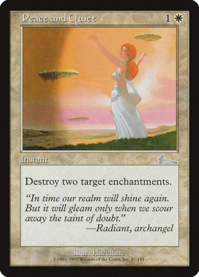 Peace and Quiet ULG-17 Urza's Legacy Magic card