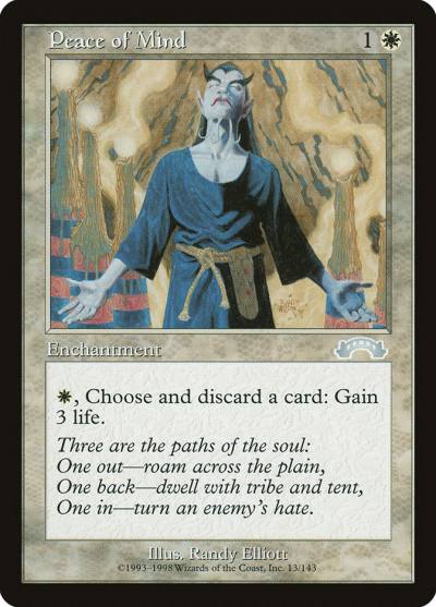 Peace of Mind EXO-13 Exodus Magic card