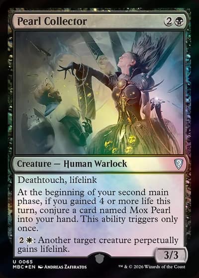 Pearl Collector 65 Mystery Booster Commander Edition Magic card