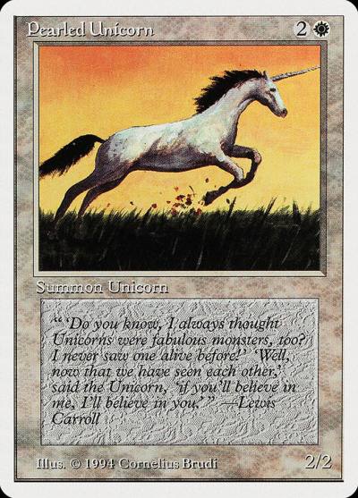 Pearled Unicorn SUM-30 Summer Magic / Edgar Magic card