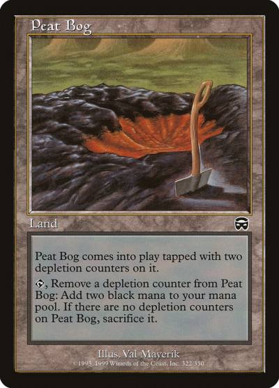 Peat Bog MMQ-322 Mercadian Masques Magic card
