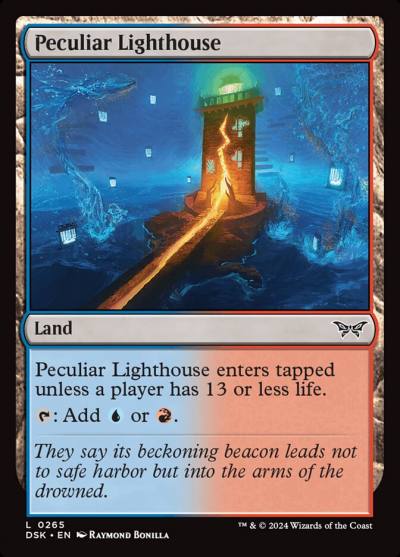 Peculiar Lighthouse DSK-265 Duskmourn: House of Horror Magic card