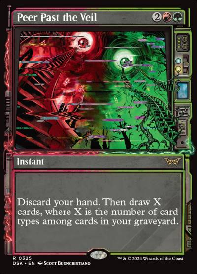 Peer Past the Veil DSK-325 Duskmourn: House of Horror Magic card