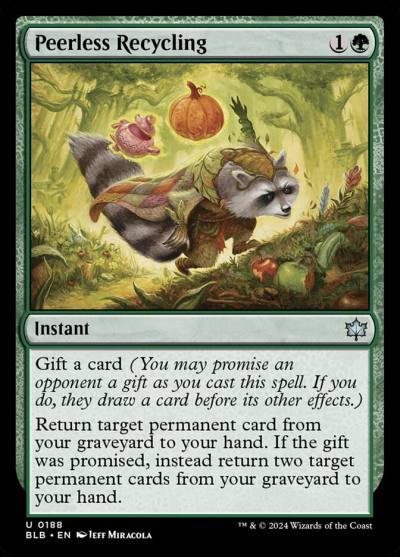 Peerless Recycling BLB-188 Bloomburrow Magic card