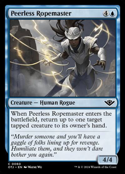 Peerless Ropemaster OTJ-60 Outlaws of Thunder Junction Magic card