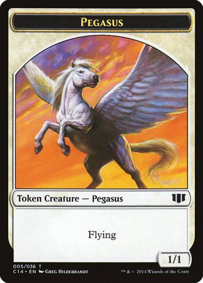 Pegasus TC14-5 Commander 2014 Tokens Magic card