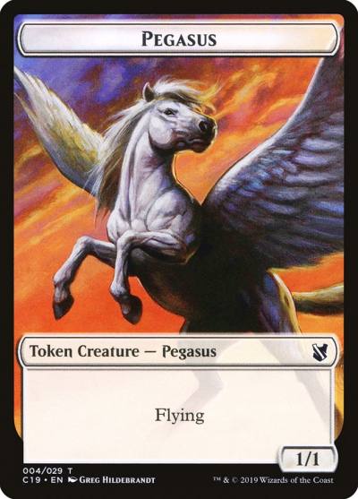 Pegasus TC19-4 Commander 2019 Tokens Magic card
