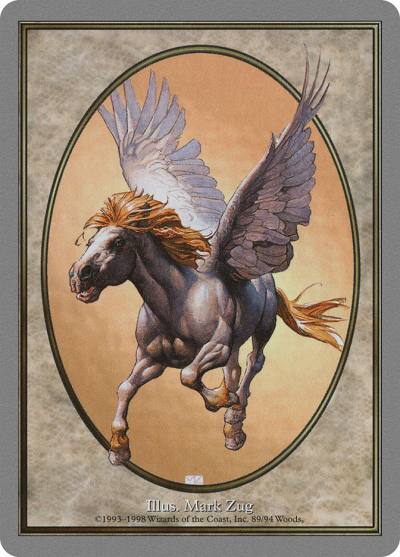 Pegasus TUGL-1 Unglued Tokens Magic card