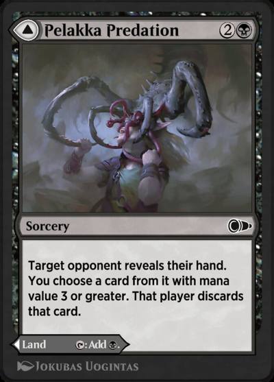 Pelakka Predation // Pelakka Caverns PIO-102 Pioneer Masters Magic card