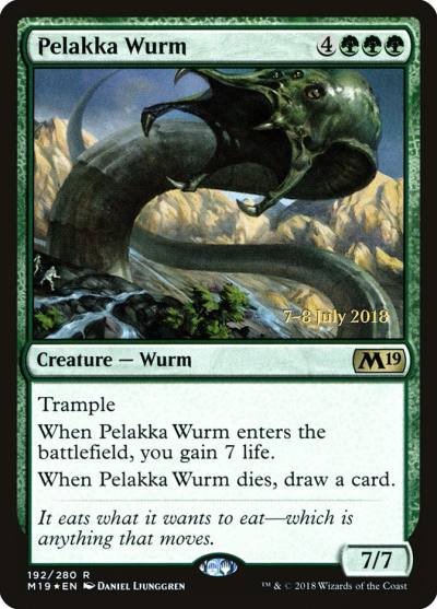 Pelakka Wurm PM19-192S Core Set 2019 Promos Magic card