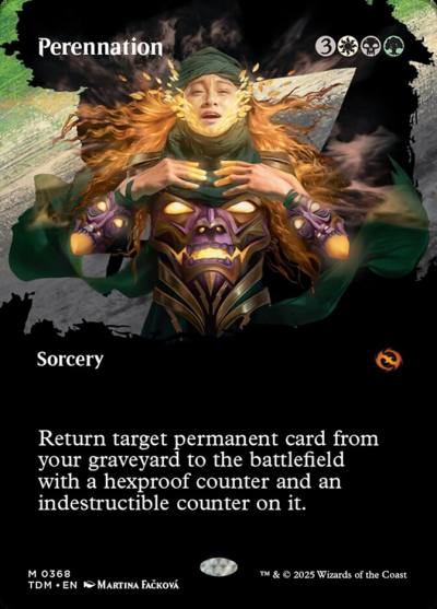 Perennation TDM-368 Tarkir: Dragonstorm Magic card