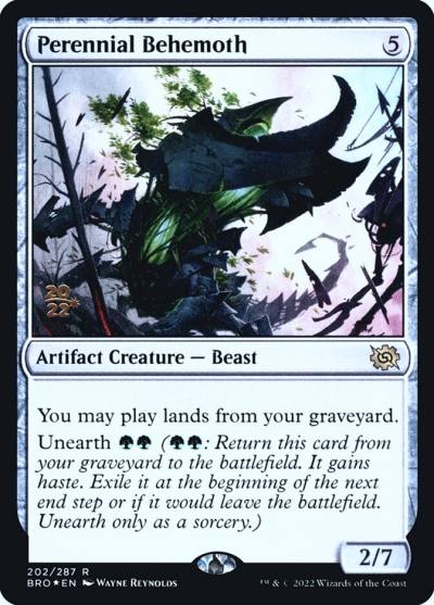 Perennial Behemoth PBRO-202S The Brothers' War Promos Magic card