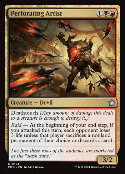 Perforating Artist FDN-124 Foundations Magic card