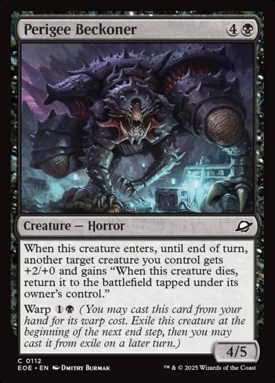 Perigee Beckoner 112 Edge of Eternities Magic card