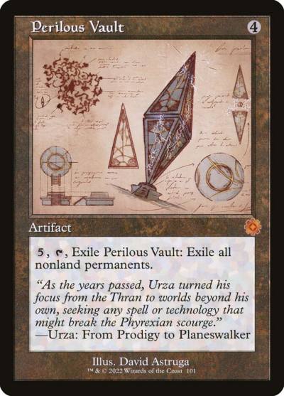 Perilous Vault BRR-101 The Brothers' War Retro Artifacts Magic card