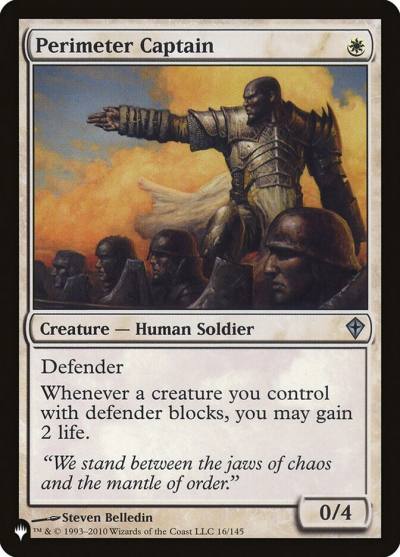 Perimeter Captain PLST-WWK-16 The List Magic card