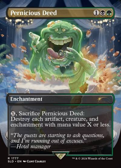 Pernicious Deed SLD-1777 Secret Lair Drop Magic card