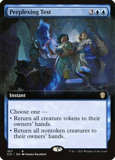 Perplexing Test C21-357 Commander 2021 Magic card