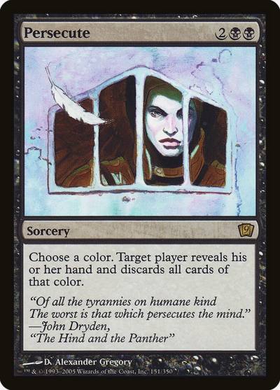 Persecute 9ED-151STAR Ninth Edition Magic card