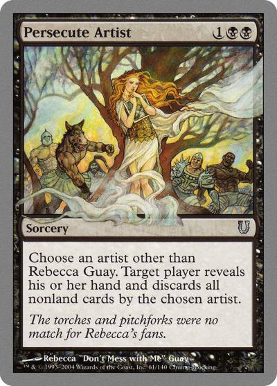Persecute Artist UNH-61 Unhinged Magic card