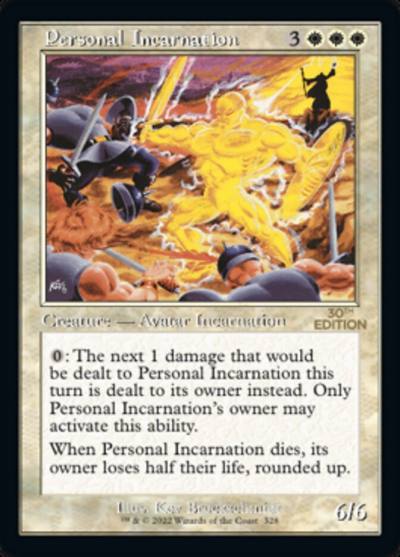 Personal Incarnation 30A-328 30th Anniversary Edition Magic card