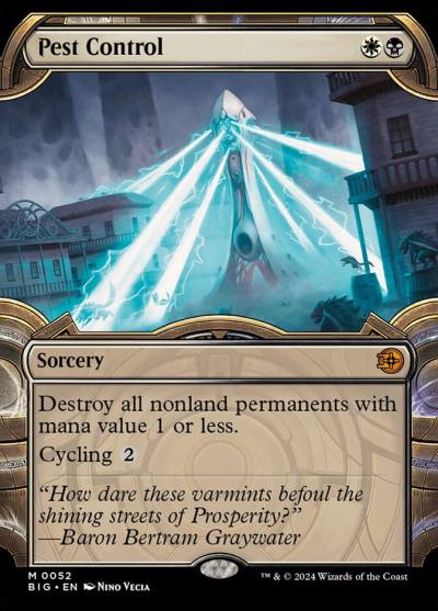 Pest Control BIG-52 The Big Score Magic card